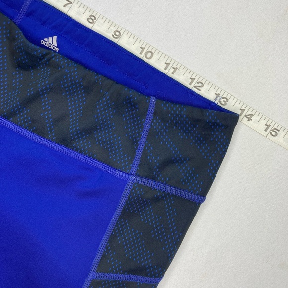 Adidas Tights Women’s Medium Blue Athletic Track Pants - Picture 4 of 7